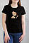 Трендова футболка Casual з принтом Жіноча Роза, фото 2