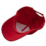 Дитяча кепка бейсболка, червоний, 51 см, 5-10 років, бавовна (517489), фото 5