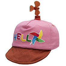 Дитяча кепка бейсболка, рожевий, 46 см, 1-3 роки, бавовна (517564)