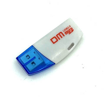 Картридер DM CR018 (Micro SD) White