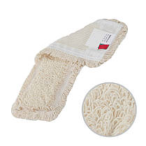 Моп для швабри з бавовни для вологого прибирання кишені/стрічки 50 см насадка на швабру-флаундер Ганчірка моп, фото 3