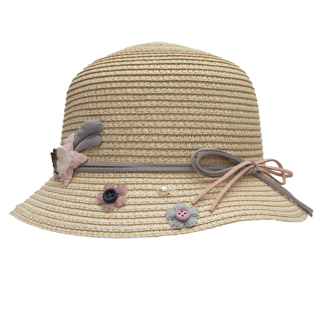 Дитяча панамка капелюх 52-54 см, 5-8 років, рафія (518035), фото 1
