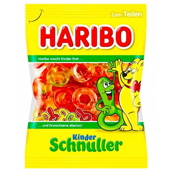 Цукерки Желейні Дитяча Соска Haribo Kinder Schnuller 200 г Німеччина