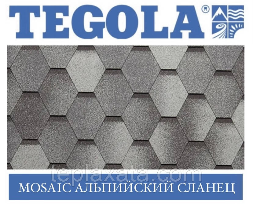 Черепиця TEGOLA (Super) Mosaic Альпійський сланець