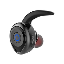 Бездротові Bluetooth-навушники Awei T1 Twins Earphones Black (N008540), фото 3