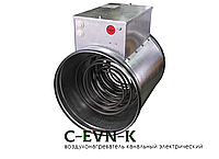 Воздухонагреватель электрический для круглый каналов C-EVN-K-200-3,0