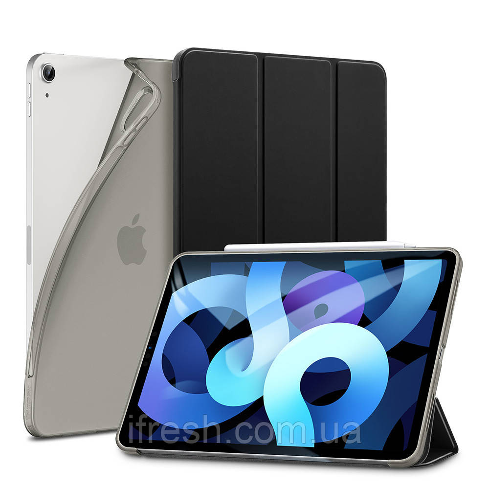 Чехол ESR для Apple iPad Air 5 (2022) і 4 (2020) Rebound Slim, Jelly Black (3C02200530101)