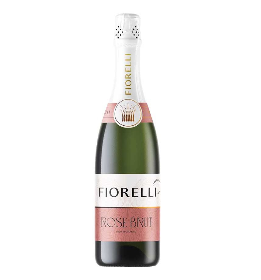 Шампанське (вино) Фраголіно Фіорелло Брют Fragolino Fiorelli Brut Rose рожеве 750 мл Італія