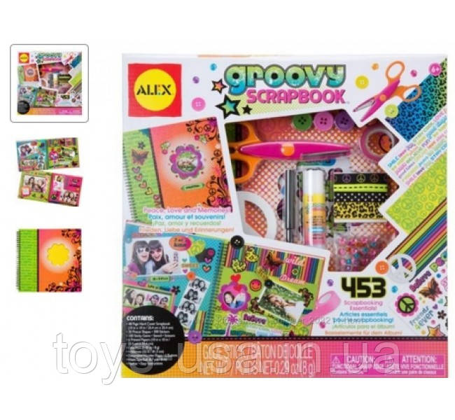 Набір для скрепбукинга ALEX Toys Craft Groovy Scrapbook, фото 1
