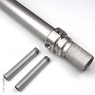 Пробовідбірник для зерна 3 м (Ø 50 мм) н/ж сталь, з ручками, фото 3