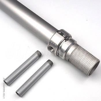 Пробовідбірник для зерна 1.6 м (Ø 50 мм) н/ж сталь, з ручками