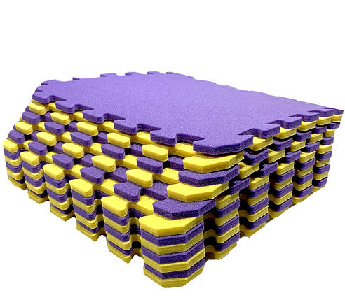 Дитячий теплий килимок - пазли 12 елементів, 1920×1440×10 мм, 2,7м², фото 2