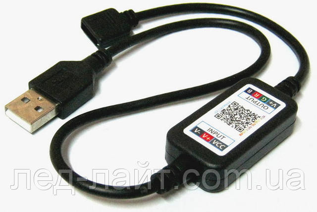 Контроллер RGB USB блютус для ленты 5 вольт Контроллер RGB USB bluetoth без пульта для ленты 5 вольт