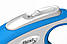 Повідець-рулетка для собак Середніх порід Flexi (Флексі) New Comfort Long М Блакитний - Довгий трос 8 м. до 20 кг., фото 2