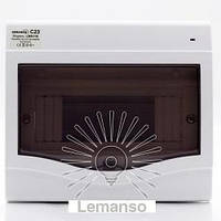 Коробка под 5-8 автоматов LEMANSO внутренняя, ABS, индикатор / LMA118