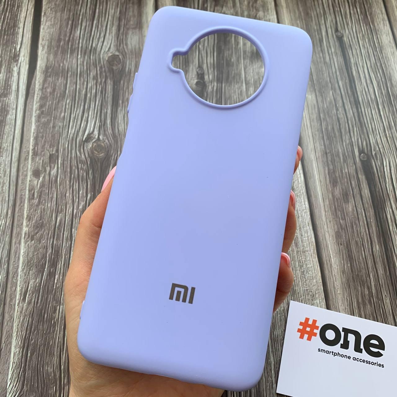 Чохол для Xiaomi Mi 10T Lite Silicone Case з мікрофіброю з закритим низом чохол на сяомі мі 10т лайт бузковий