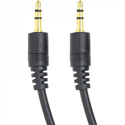 Аудіо кабель PowerPlant 3.5 mm M-M 1м
