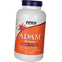 Витамины и минералы для мужчин NOW Adam 180 гел капс Нау адам