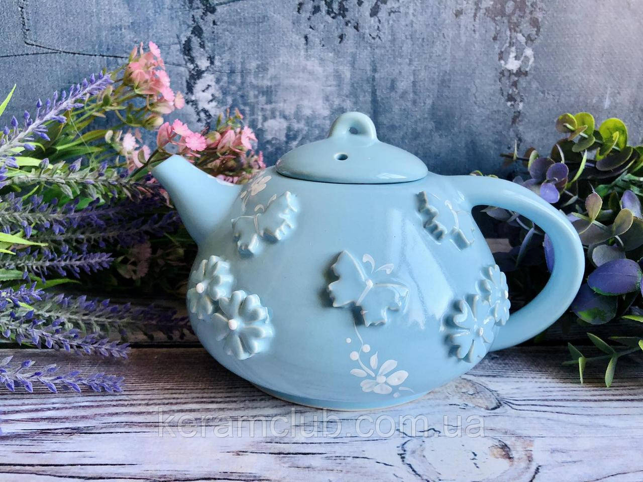 Заварник Японський 500 мл блакитного кольору, фото 1