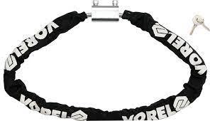 Велосипедний замок-ланцюг VOREL 7 x 1200 мм, фото 1