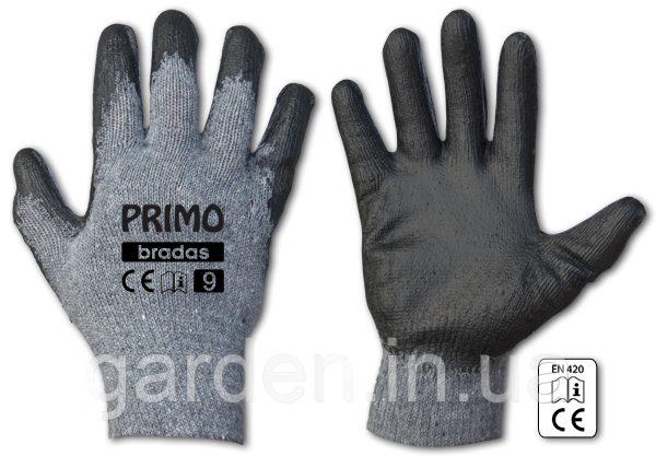 Рукавички захисні PRIMO латекс, розмір 10, RWPR10, фото 1