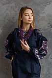 Сукня з українською вишивкою, арт. 4145джинс, фото 4