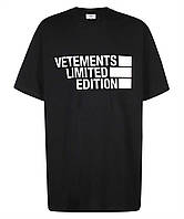 Футболка черная Vetements Limited Edition Ветеменс футболка мужская | женская | детская