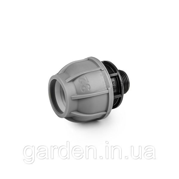 Муфта з'єднувальна для труб PE 32 мм / РЗ 3/4", PN10, DSRA10L32M34, фото 1