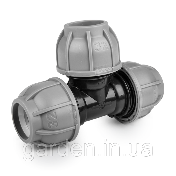 Трійник для труб PE 32 / 25 / 32 мм, PN10, DSRA10T3225