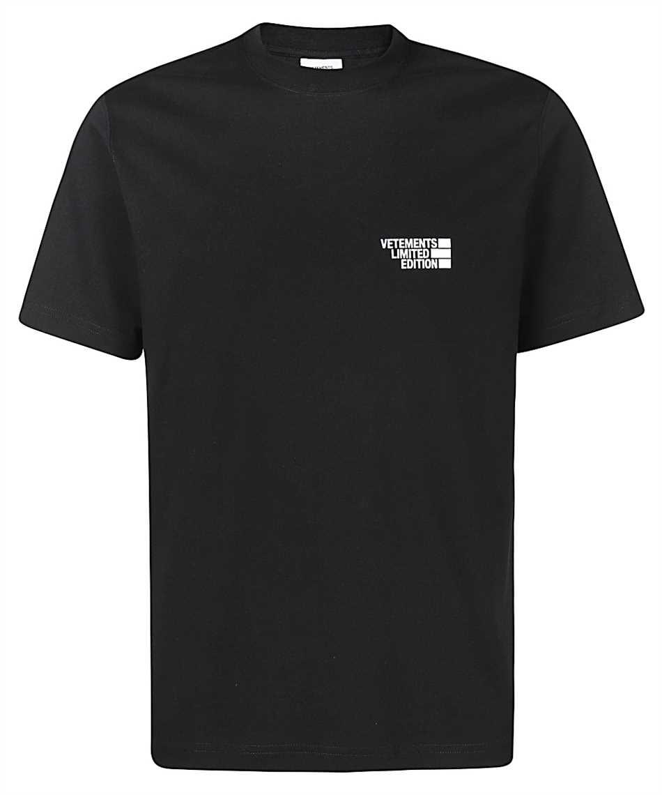 Футболка чорна Vetements Limited Black • Ветеменс футболка чоловіча | жіноча | дитяча XS