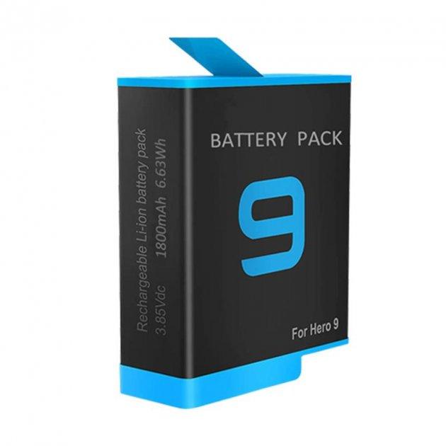 Акумуляторна батарея Alitek AHDBT-901 для GoPro Hero 9/ Hero 10, 1800 mAh