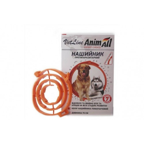 Photos - Collar / Harnesses AnimAll Ошейник противопаразитарный для собак 70 см   V (действует до 7 мес)