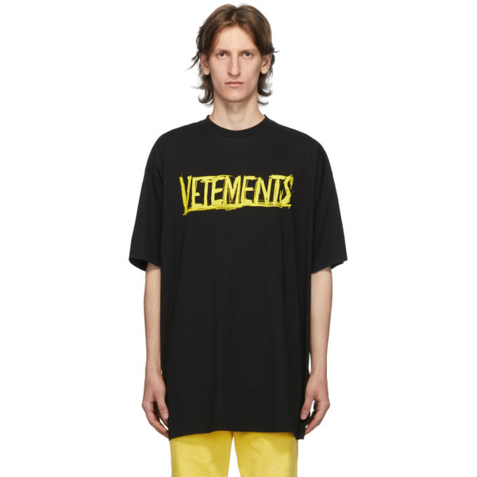 Футболка чорна Vetements Tour • Ветеменс футболка чоловіча | жіноча | дитяча XS