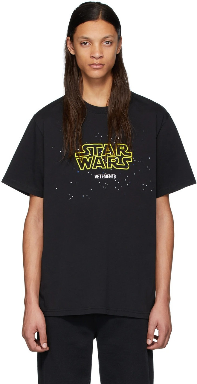 Футболка чорна Vetements Star Wars • Ветеменс футболка чоловіча | жіноча | дитяча XS
