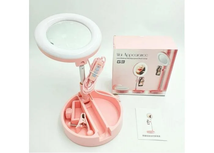 ОПТ Кільцева LED лампа 16 см Live Makeup G3 косметичне дзеркало зі світлодіодним підсвічуванням