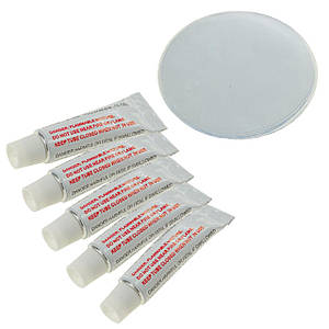 Набір для ремонту надувних матраців і човнів - заплатки клей-патчі ПВХ 10 шт