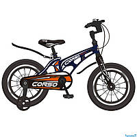 Велосипед детский 18" дюймов 2-х колёсный "CORSO" MG-18008 МАГНИЕВАЯ РАМА, АЛЮМИНИЕВЫЕ ДВОЙНЫЕ ДИСКИ С