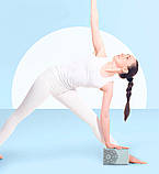 Блок для йоги (йога блок, цегла для йоги) OSPORT EVA Asana (MS 0858-5) Салатовий, фото 4