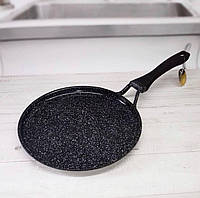 Сковорідка для млинців 24 см мармурова Edenberg EB-3382 Індукційна млинцева сковорода з антипригарним покриттям