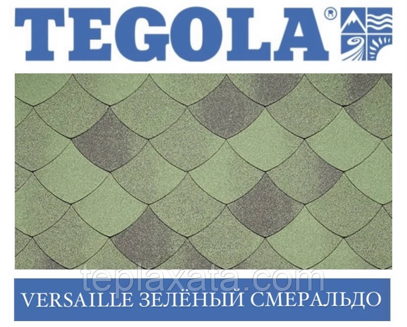 Черепиця TEGOLA (Premium) Versaille Зелений смеральдо, фото 1