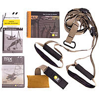 Петли подвесные для функционального тренинга Zelart TRX Kit Force 3722-01 Khaki