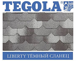 Черепиця TEGOLA (Premium) Liberty Темний сланець