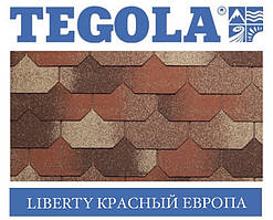 Черепиця TEGOLA (Premium) Liberty Червона Європа