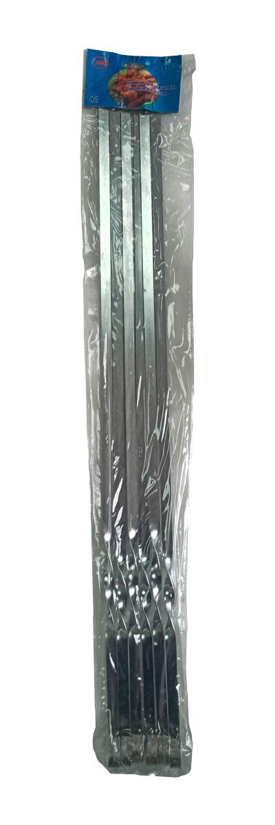 Набір шампурів 6 шт 60 см 2 мм для шашлику