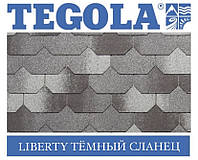 Черепица TEGOLA (Premium) Liberty Тёмный сланец