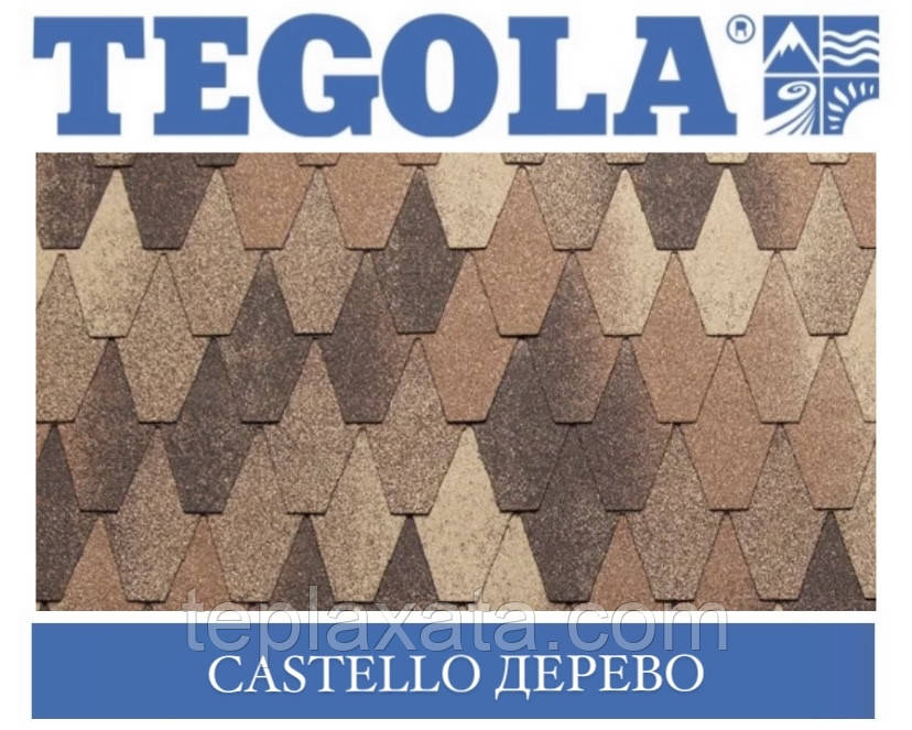 Черепиця TEGOLA (Premium) Castello Дерево