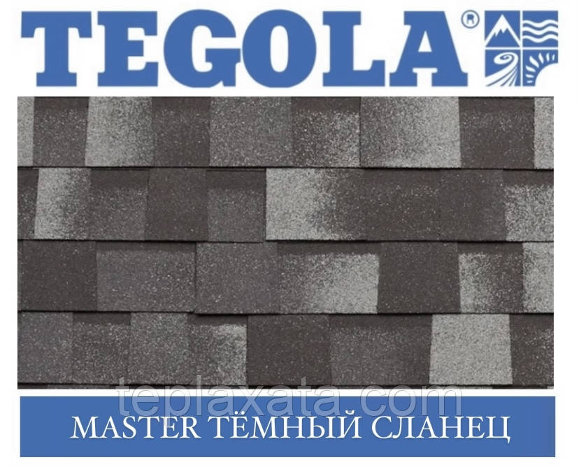 Черепиця TEGOLA (Premium) Master Темний сланець