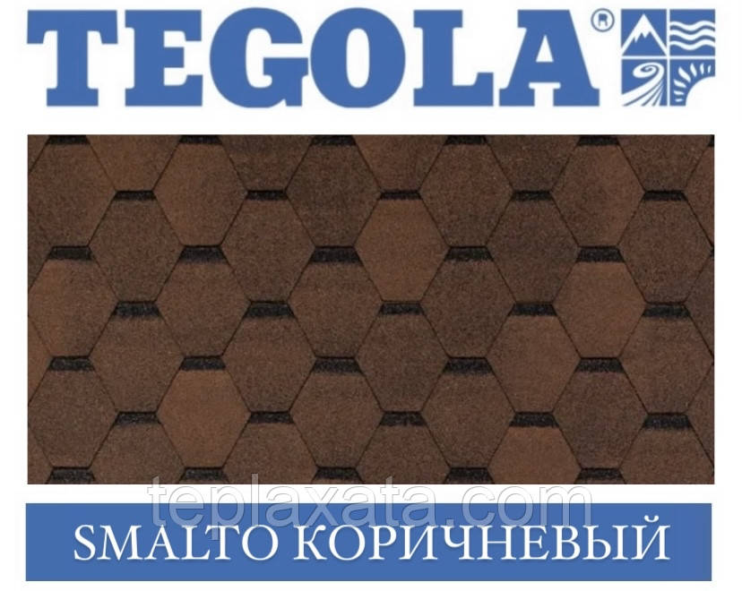 Черепиця TEGOLA (Top-Shingle) Smalto Коричневий