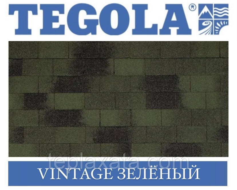 Черепиця TEGOLA (Top-Shingle) Vintage Зелений