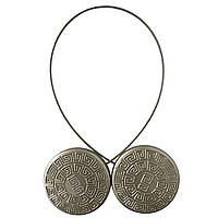 Магнит для штор круг бескинечность MIS LT 5х5 см сатин пара 2 шт